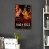 Guns and Roses Bands - Metal Tin Signs(12*16Inch)