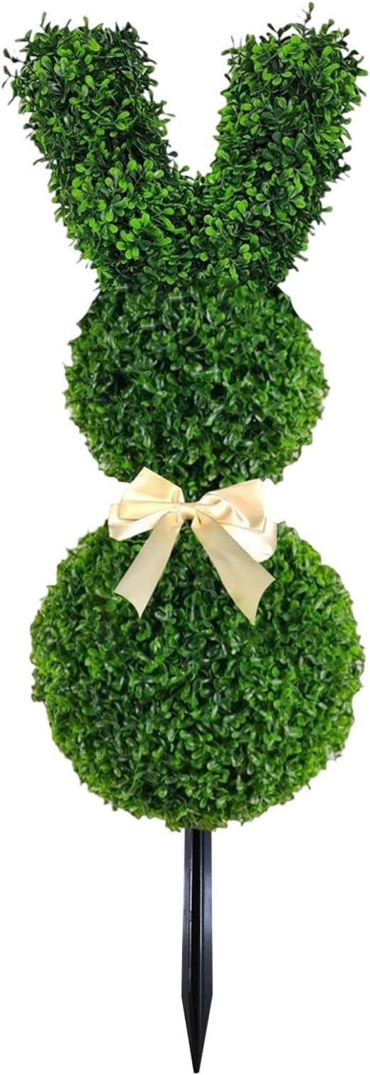🐰Hot Sale 50%off 🌳- Outdoor Artificial Turf Bunny-Shaped Topiary Tree