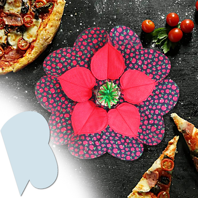 DIY Folding Heartshaped Placemat Instructions + Template Included