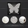 DIY Pearl Painting Butterfly for Home Wall Decor(25x25cm)