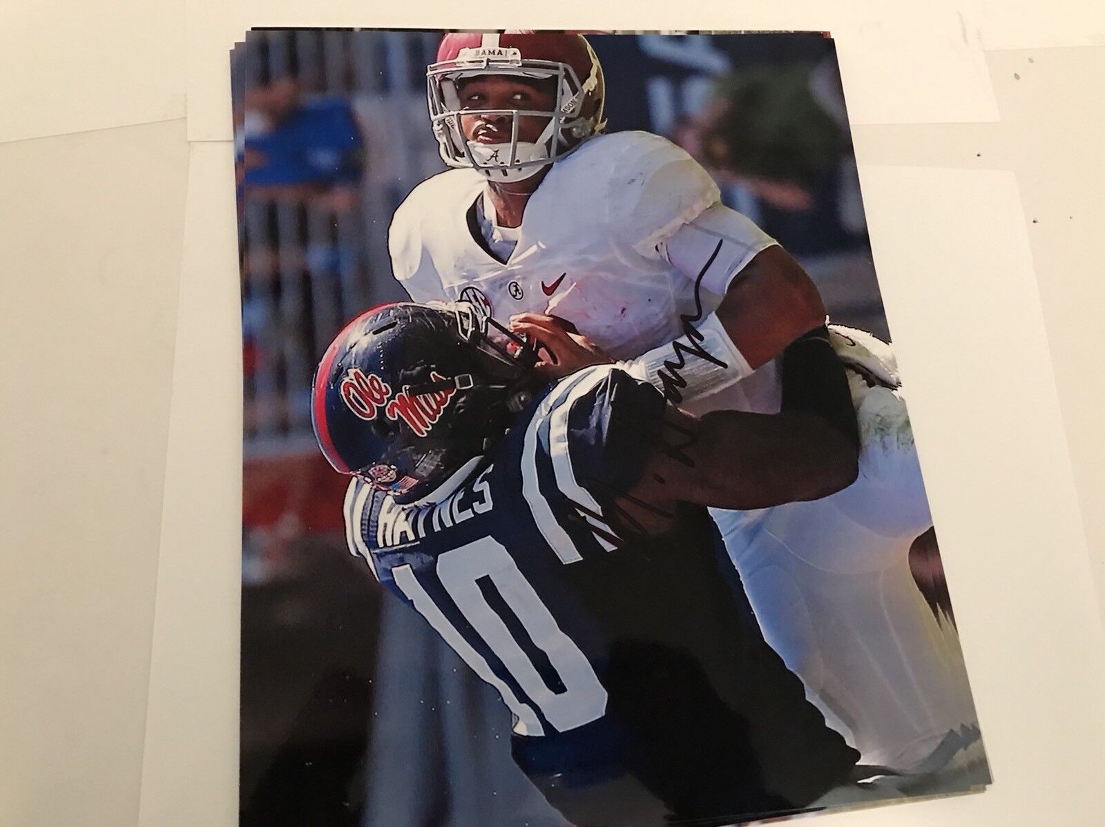 Marquis Haynes Ole Miss Rebels hand signed autographed 8x10 football Photo Poster painting D