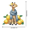 >SALE<Acrylic Lemon Giraffe Diamond Painting Desktop Ornaments Bedroom Table Decor
