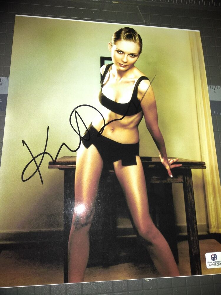 Kirsten Dunst signed 8x10 GAI