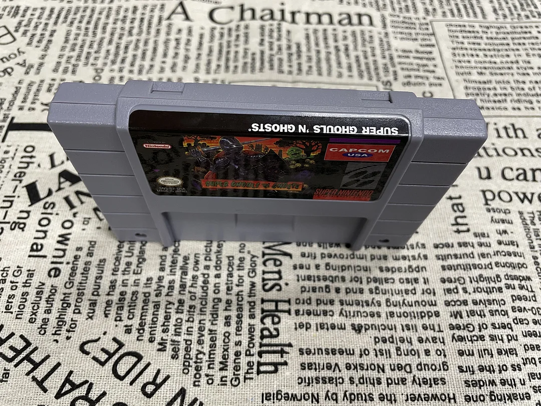 Super Ghouls'n Ghosts SNES For Super Nintendo Entertainment System - 16 Bit US Version Game Cartridge