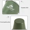 4Pcs 50ml Mini Camping Cup Stainless Steel Drink Mugs for Hiking Fishing (Green)