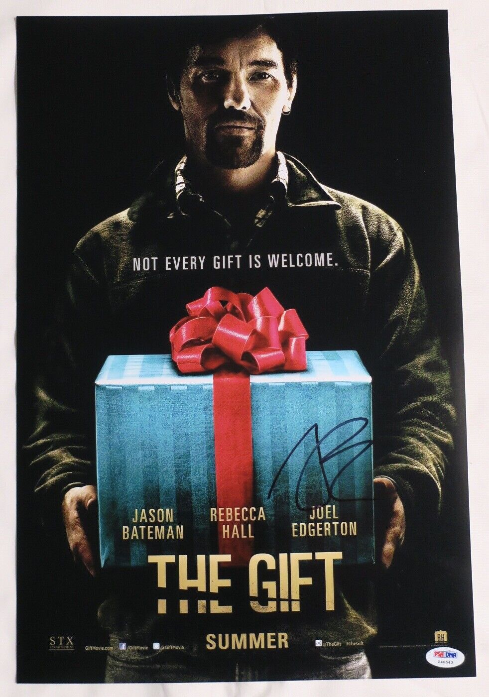 Joel Edgerton Signed The Gift Authentic Autographed 12x18 Photo Poster painting PSA/DNA #Z48543