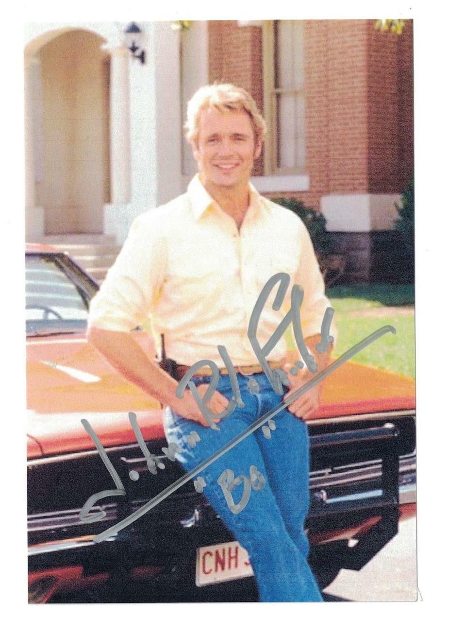 John Schneider Signed Autographed 4 x 6 Photo Poster painting Actor Dukes Of Hazzard Bo B