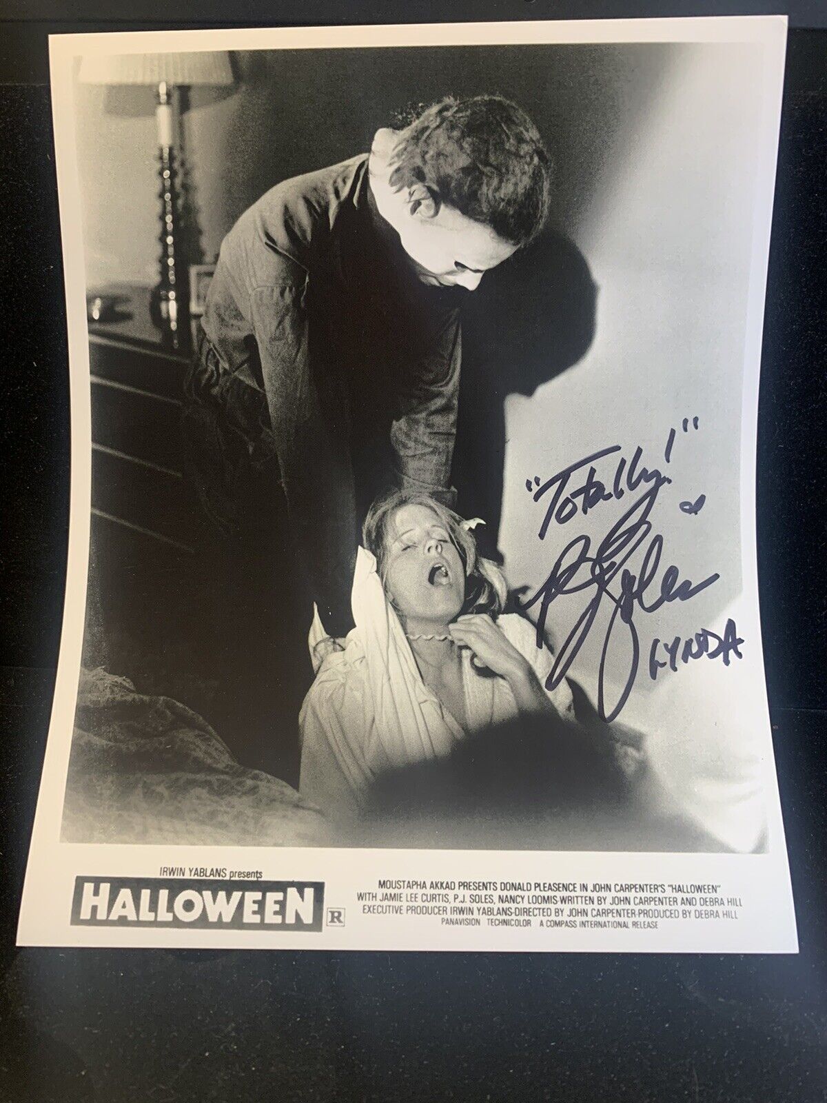 PJ SOLES signed 8X10 Photo Poster painting HALLOWEEN P.J. COA D3