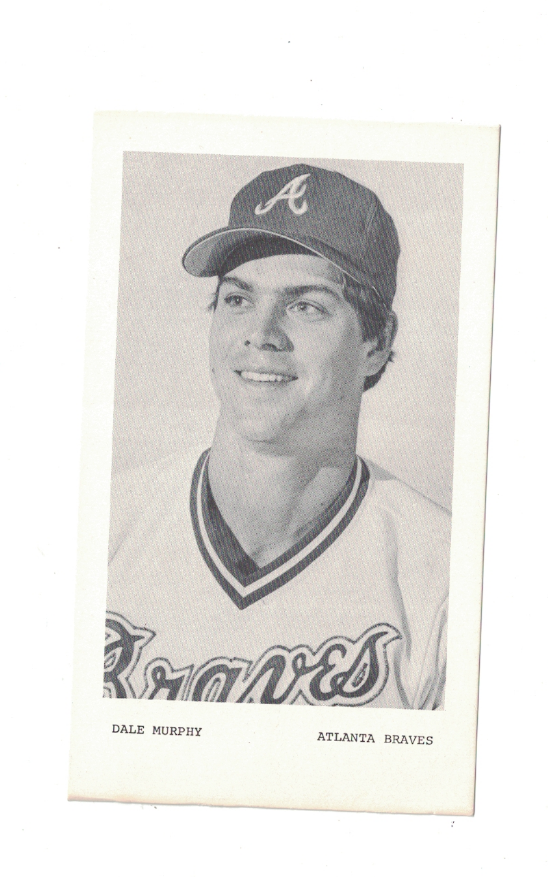 Dale Murphy Atlanta Braves 1980s 3 x 5 Team Issue Photo Poster painting