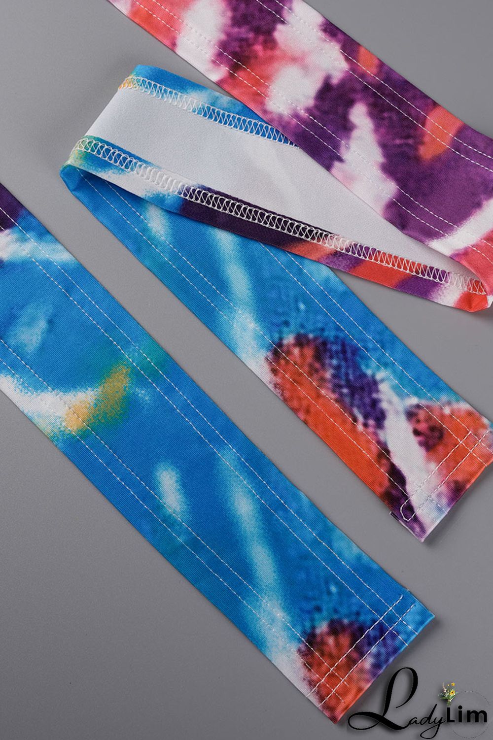 Earth Yellow Fashion Casual Print Bandage V Neck Plus Size Two Pieces