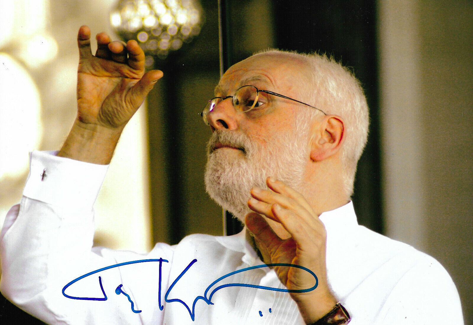 Ton Koopman Conductor signed 8x12 inch Photo Poster painting autograph