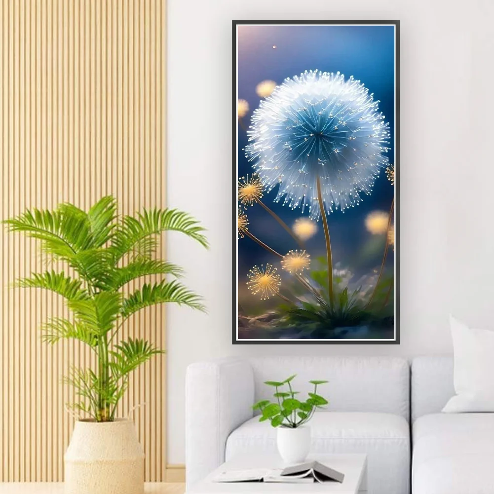 11CT Full Stamped Cross Stitch - Dandelion(Canvas|40*80CM)