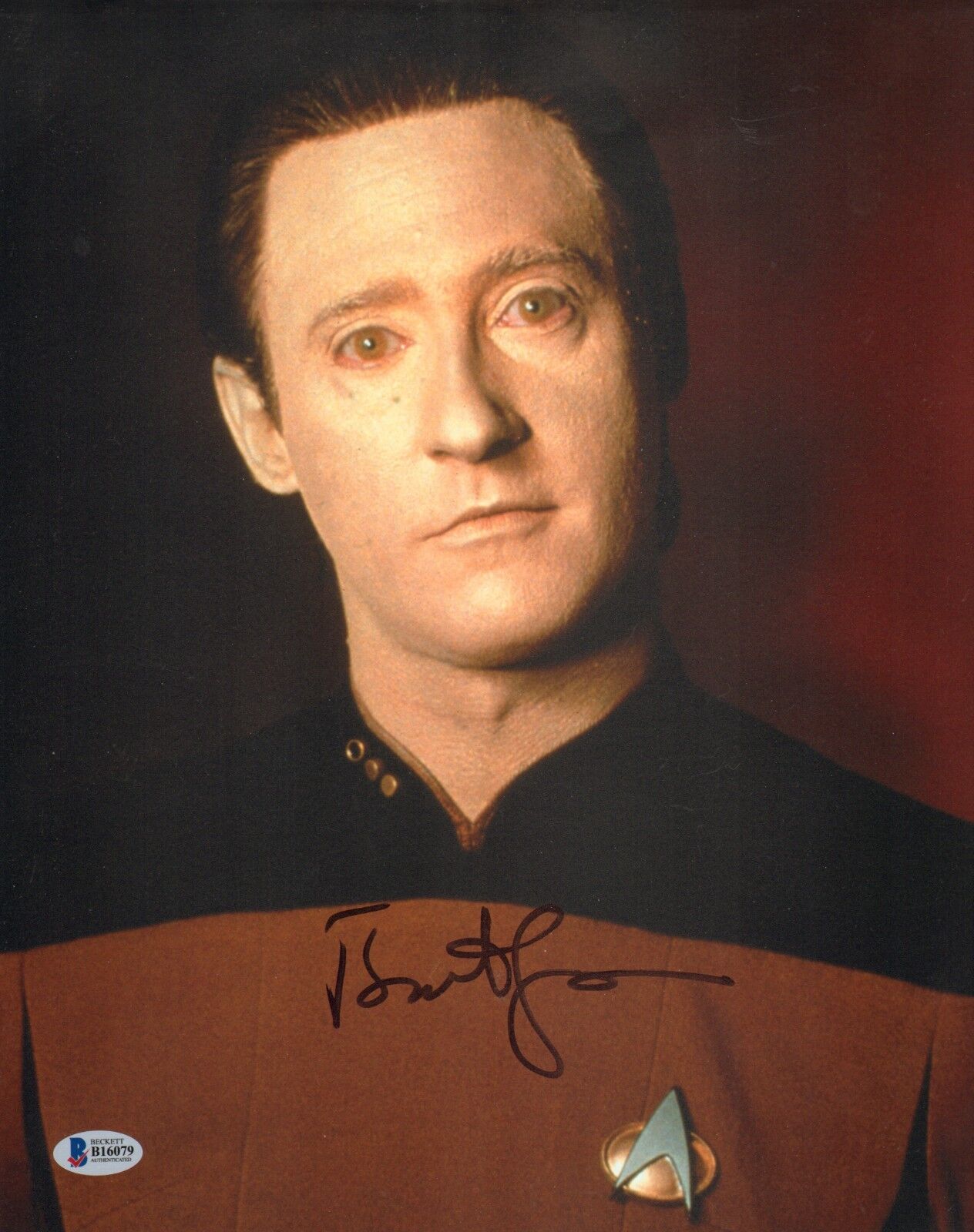 Brent Spiner Signed 11x14 Photo Poster painting BAS Beckett COA Star Trek The Next Generation