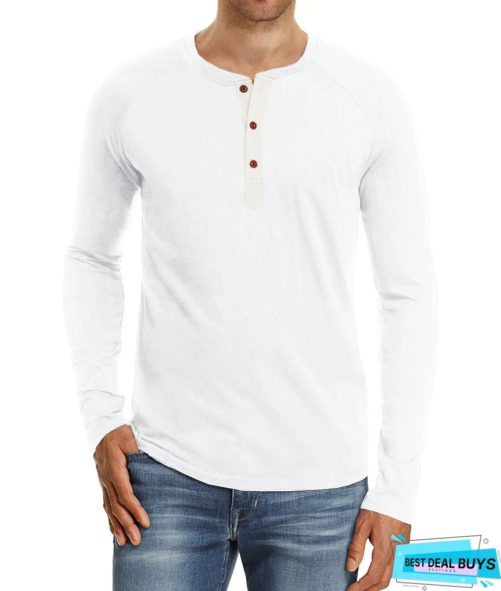 Men's Wear Long Sleeve T-Shirt Round Neck Bottoming Shirt