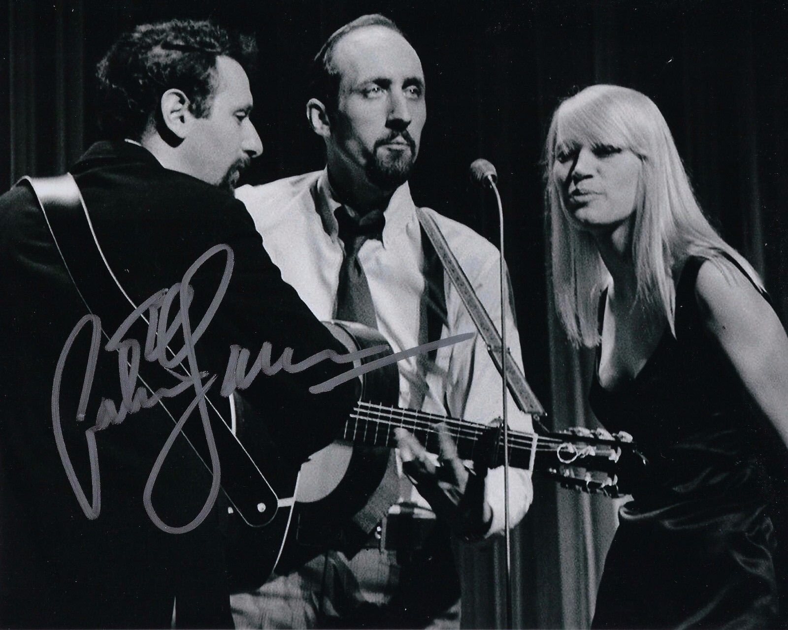 GFA Peter, Paul and Mary * PETER YARROW * Signed 8x10 Photo Poster painting PROOF AD4 COA