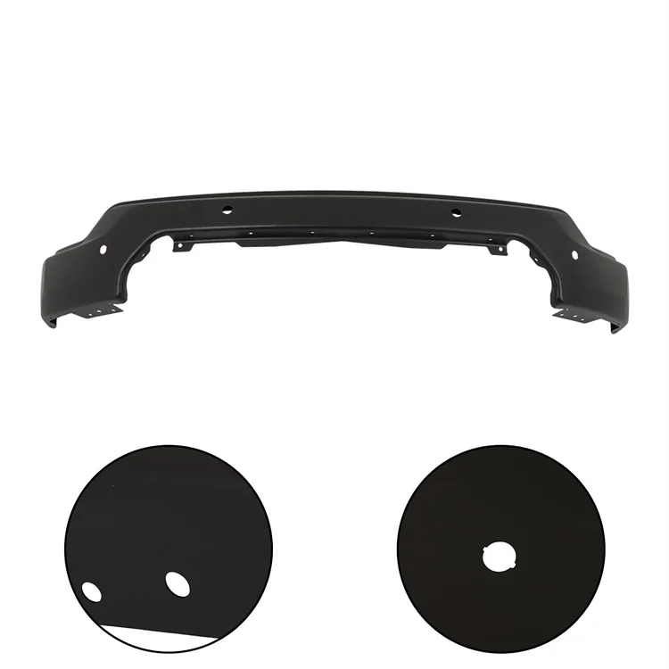 SEBLAFF Black Steel Front Bumper Face Bar Replacement for 2019-2021 Sierra 1500 with Park Assist Sensors GM1002877