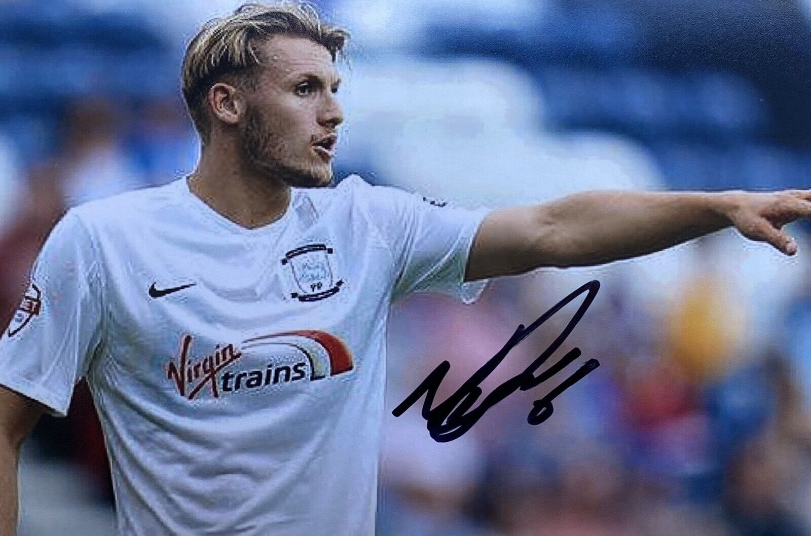 Nick Anderton Genuine Hand Signed Preston North End 6X4 Photo Poster painting