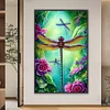 (US Only)5D DIY Full Square Drill Diamond Painting Dragonfly Animal Series Decor 50x75cm