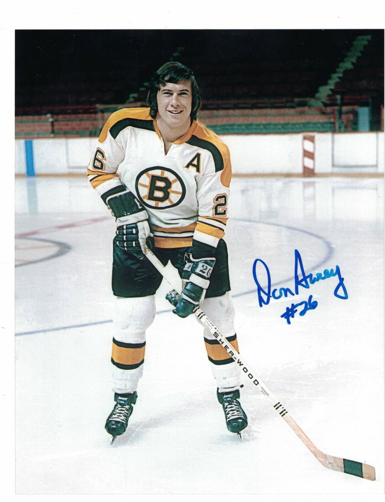 Don Awrey Boston Bruins Signed 8x10 Photo Poster painting W/Our COA