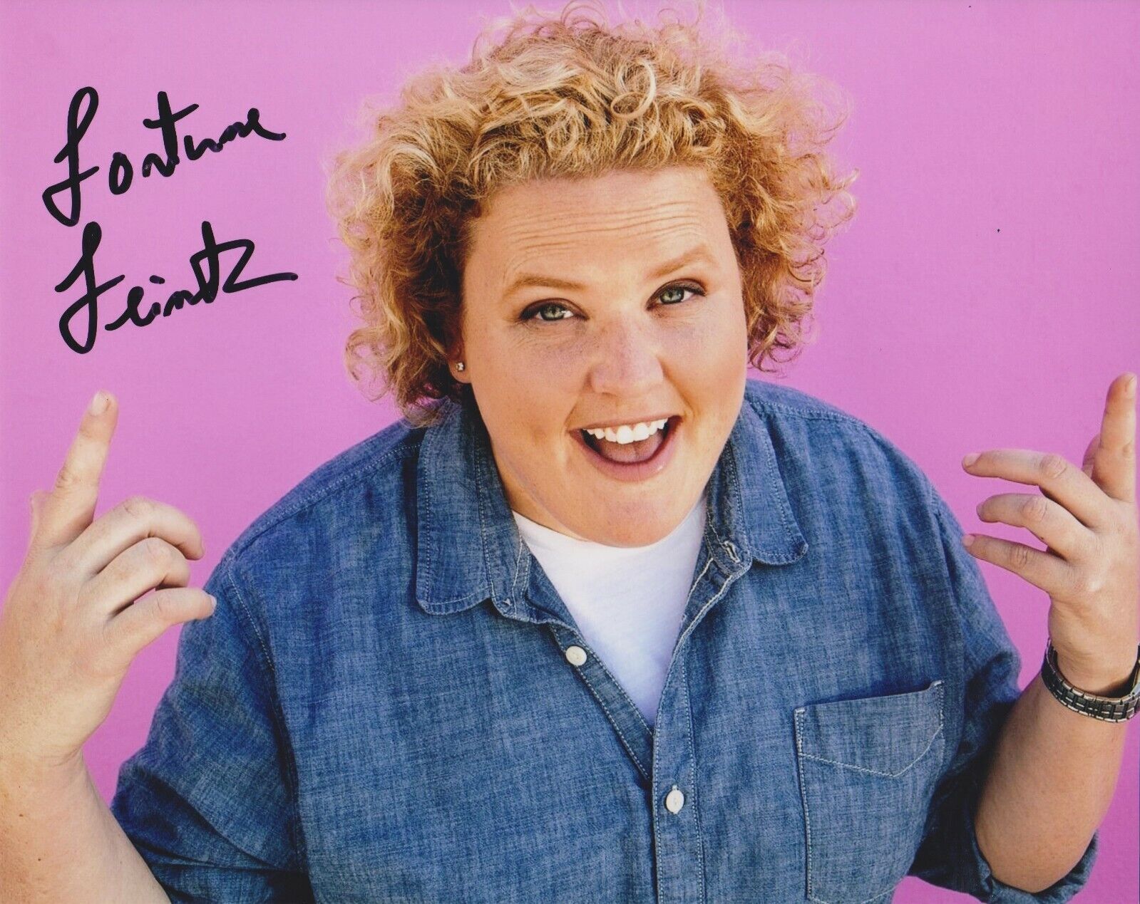 Fortune Feimster Hand Signed Autograph 8x10 Photo Poster painting In Person Mindy Project Comedy