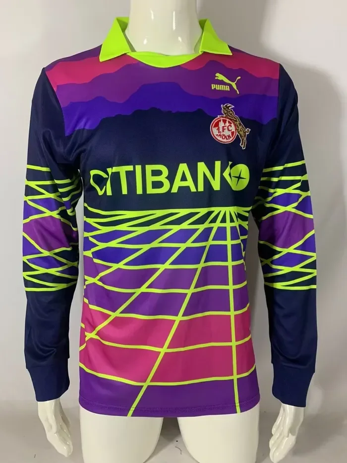 Retro 1991-1992 FC Köln Goalkeeper Long Sleeve Soccer Jersey