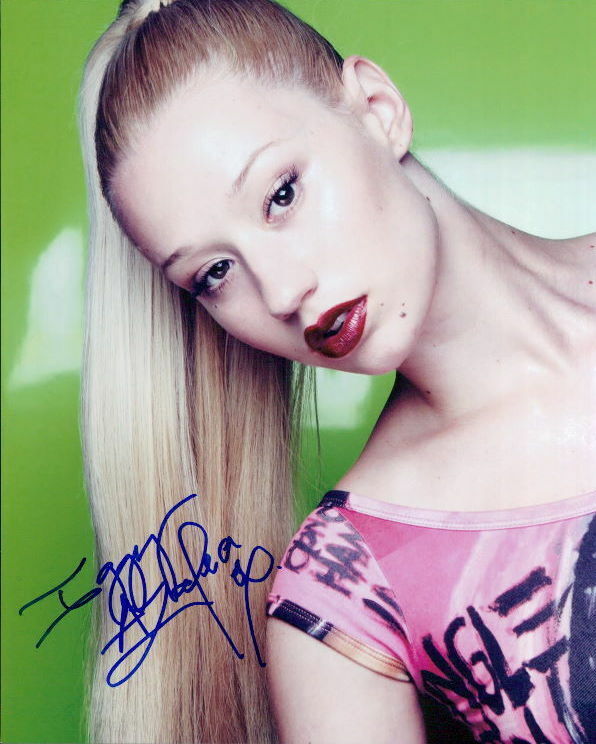 Iggy Azalea signed 8X10 Photo Poster painting in-person