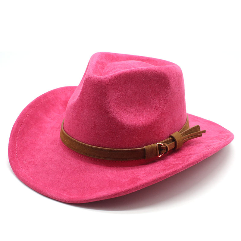 Unisex Western Cowboy Outdoor Wool Suede Hat