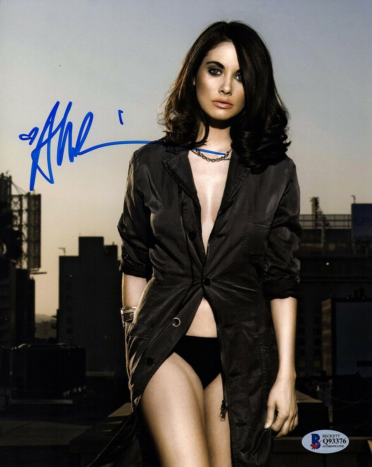 ALISON BRIE Signed Autographed 8X10 Photo Poster painting MAD MEN