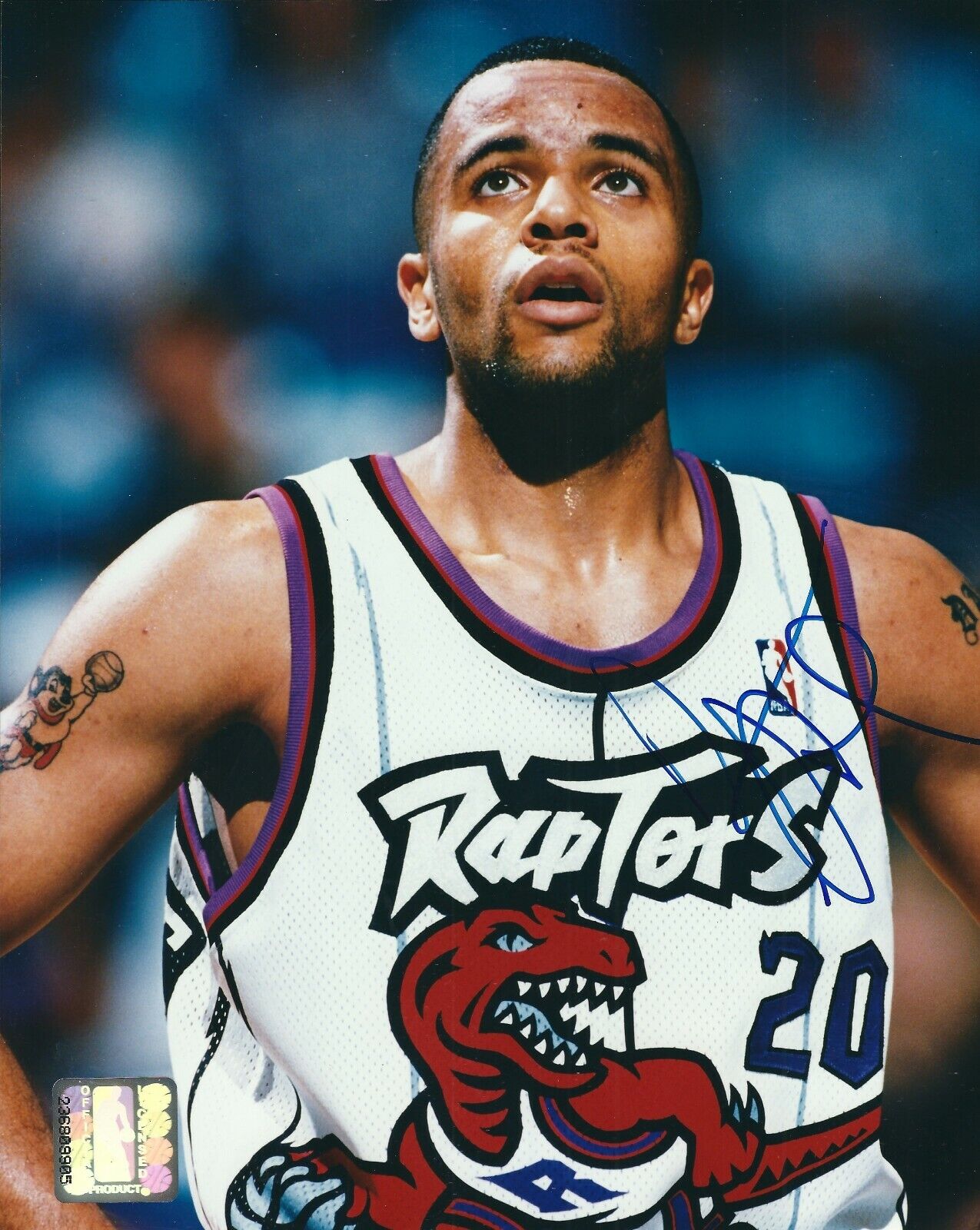 Signed 8x10 DAMON STOUDAMIRE Toronto Raptors Autographed Photo Poster painting w/COA