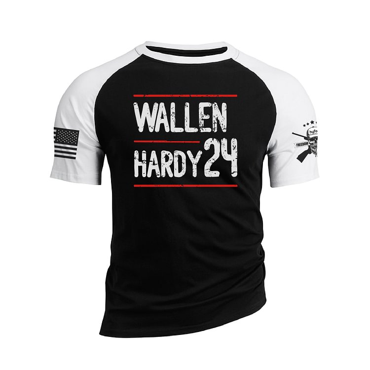 WALLEN HARDY 24 RAGLAN GRAPHIC TEE