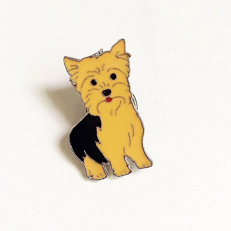 Cute Minimalist Pin Animal Dog Alloy Enamel Unisex Brooches