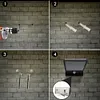 48 LEDs Solar 3 Modes IP65 Motion Sensor Lights Outdoor Garden Wall Lamp