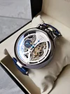 Turing Pilot's Watch: Stylish Large Dial, Automatic Skeletonized, Moon Phase, Men's Mechanical Watch