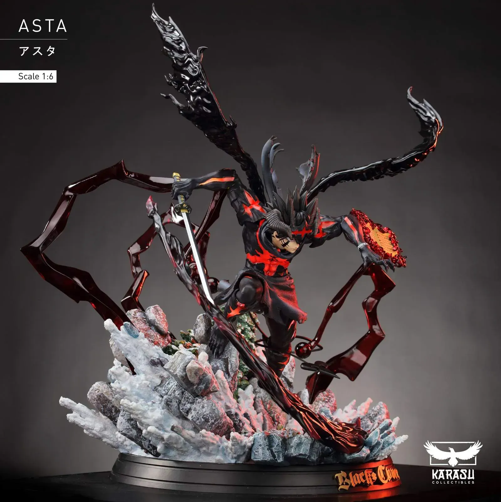 1/6 Scale Asta - Black Clover Resin Statue - KARASU Studio