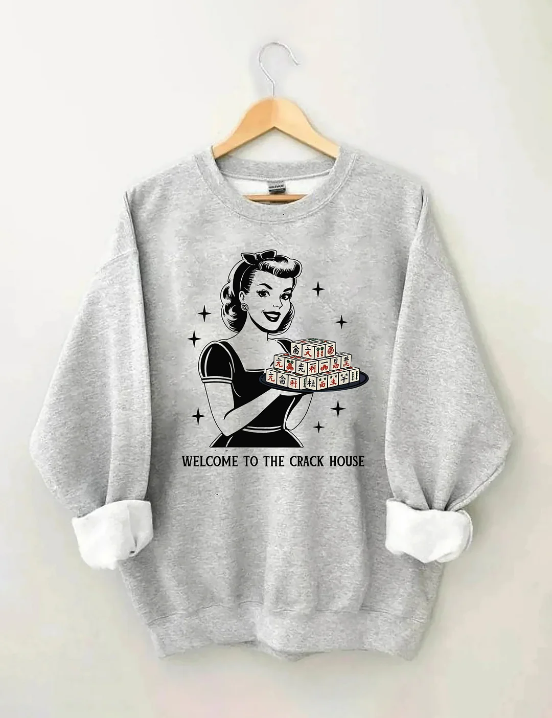 Welcome To The Crack House Mahjong Sweatshirt