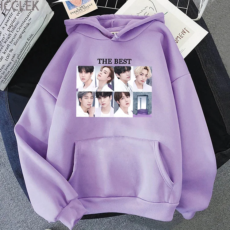 BTS The Best Candy Color Hoodie