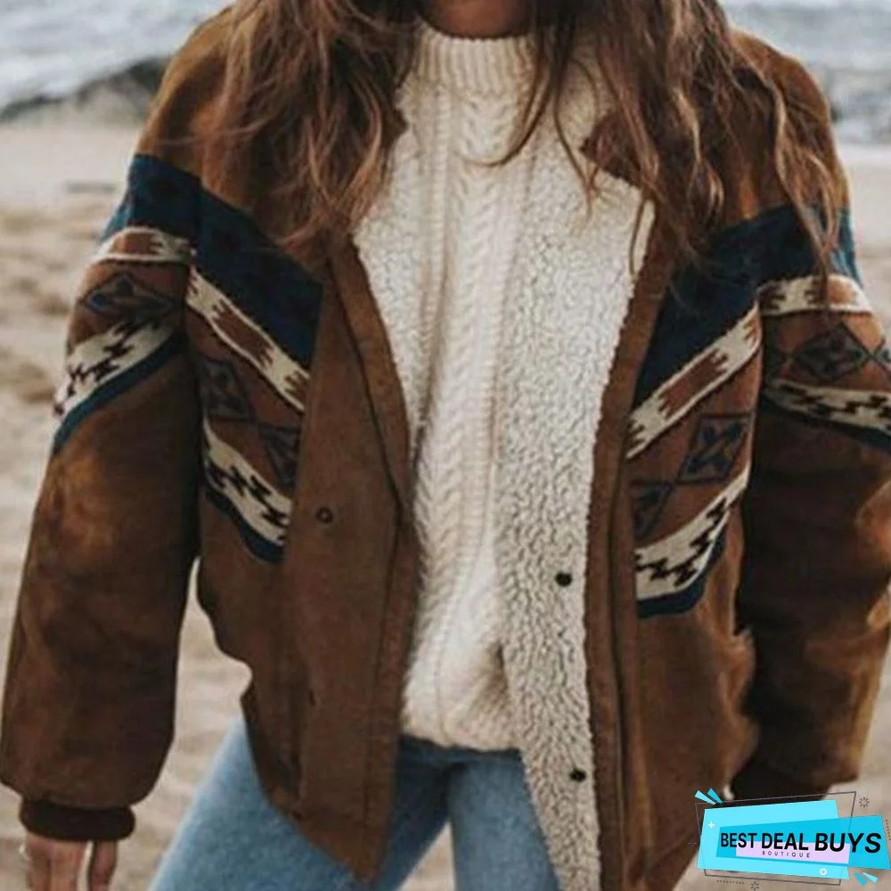 Winter Leisure Long Sleeved Cotton Coat