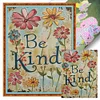 Flowers Calligraphy-14CT Stamped Cross Stitch 30*40cm/11.81*15.75in tapestrymarket