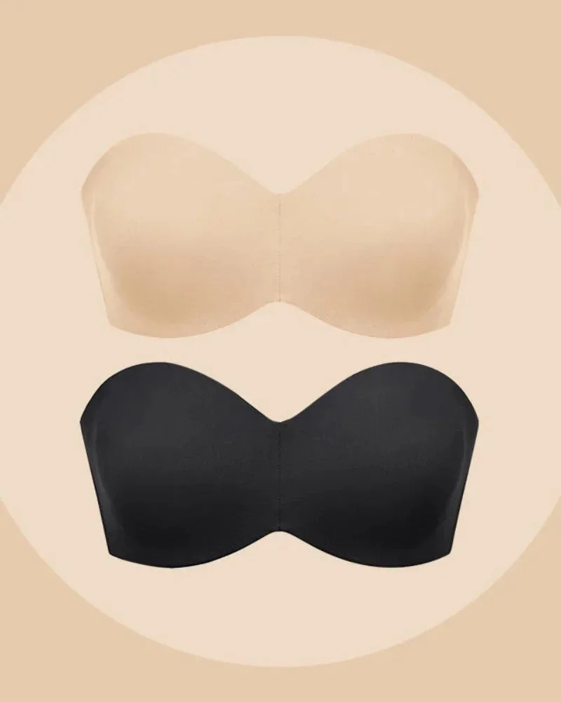 ®Full Support Non-Slip Convertible Bandeau Bra