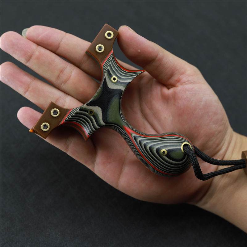 Snipersling slingshots: S-Robin mini G2 OTT  With Clip Design, 100% Handmade Slingshot for Hunting, Customization Acceptable