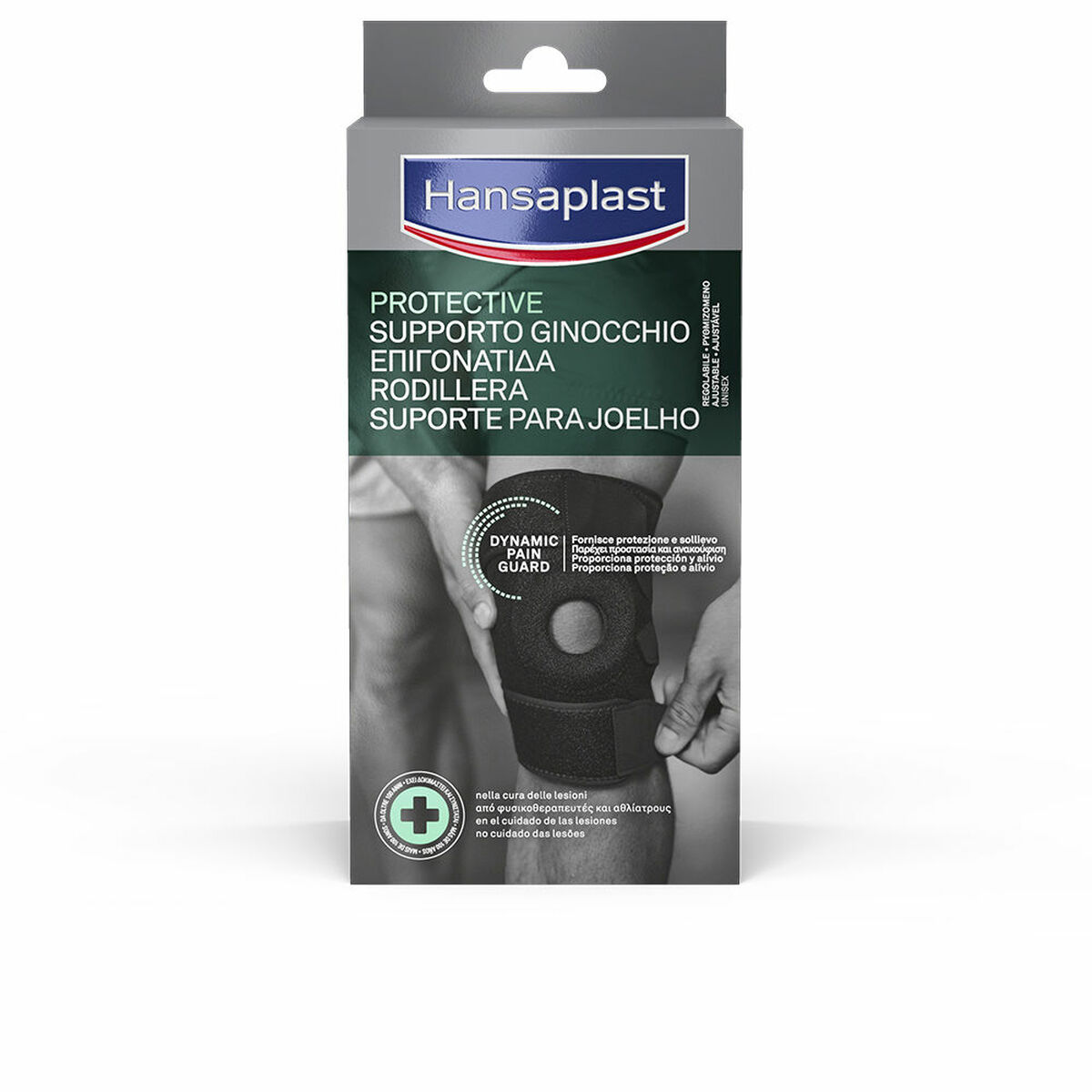 Knee Pad Hansaplast Dynamic Pain Guard Black