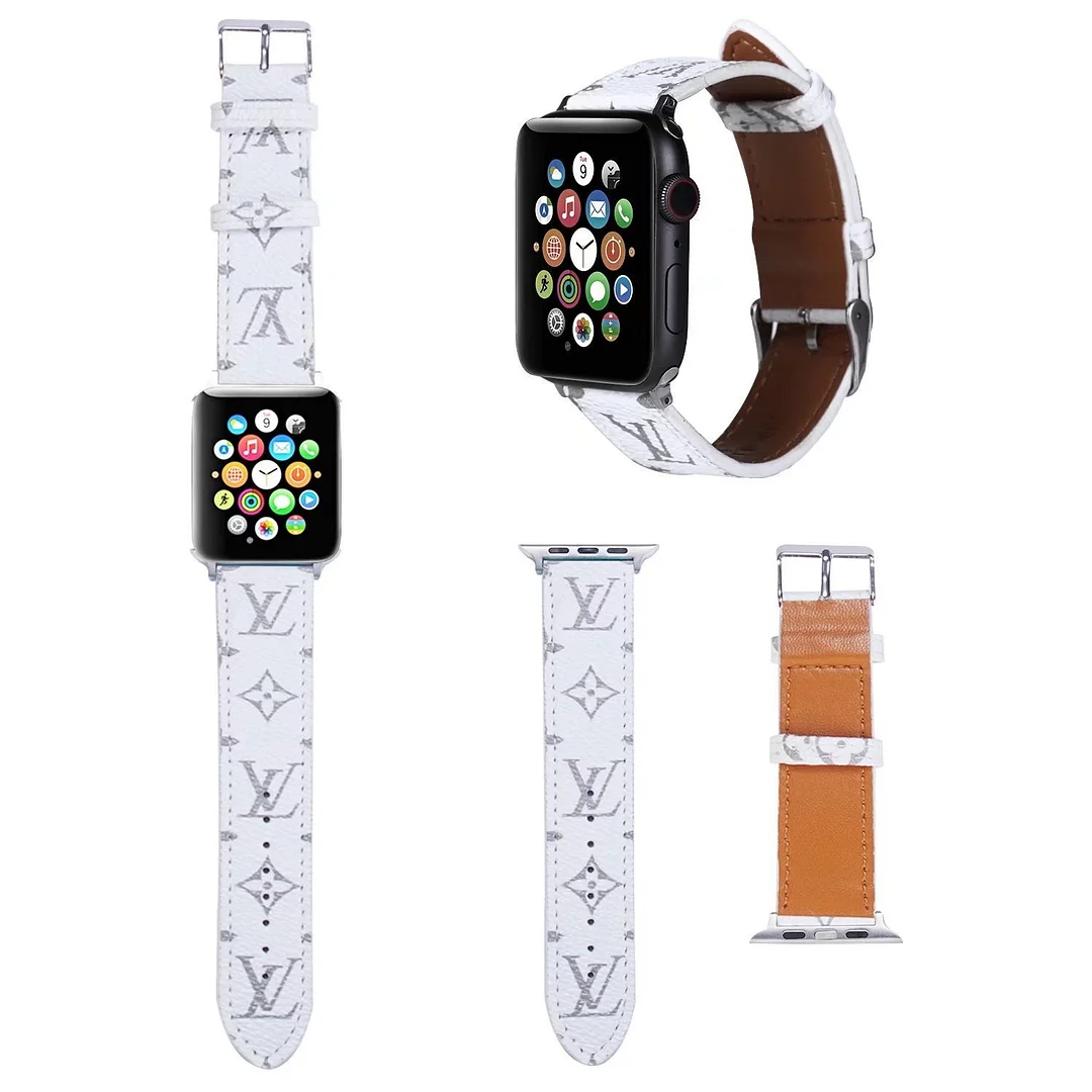 Colorful Leather Apple Watch Band