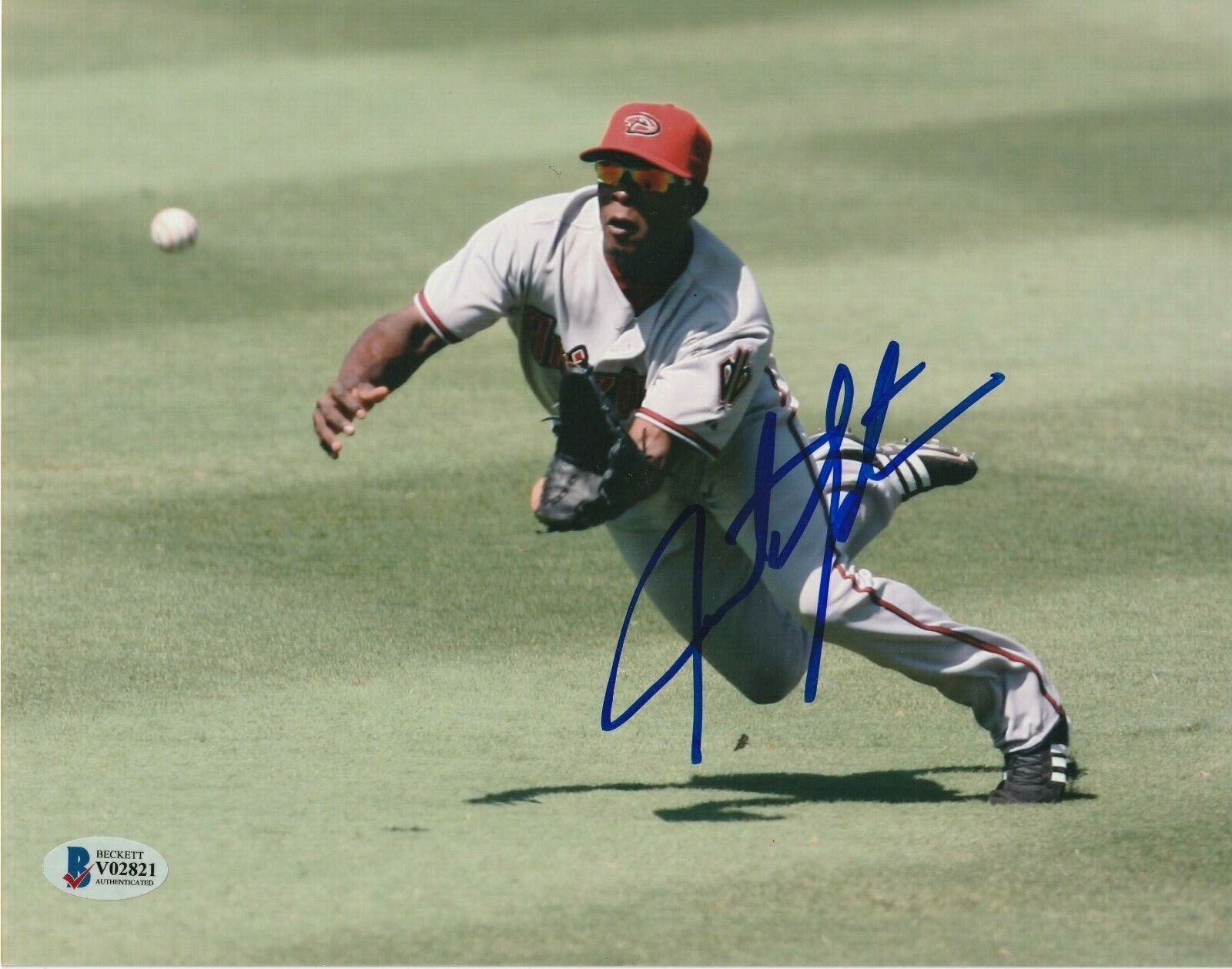 JUSTIN UPTON Signed Arizona DIAMONDBACKS 8x10 Photo Poster painting w/ Beckett COA