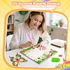 (25x25cm)DIY Pre-Framed 3D Flapping Butterfly Diamond Painting Art Craft Kit Living Room Decor