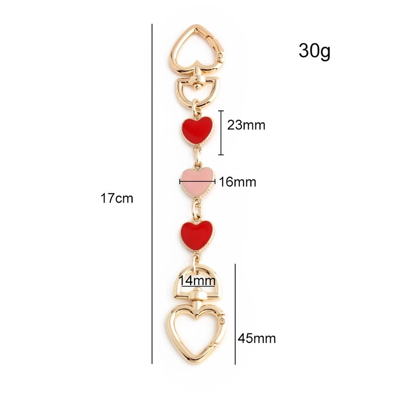 In Stock Cherry Color-free Extension Chain Cocoa Pool Shoulder Strap Old Flower Mini Women’s Bag Strawberry Decoration Replacement Chain