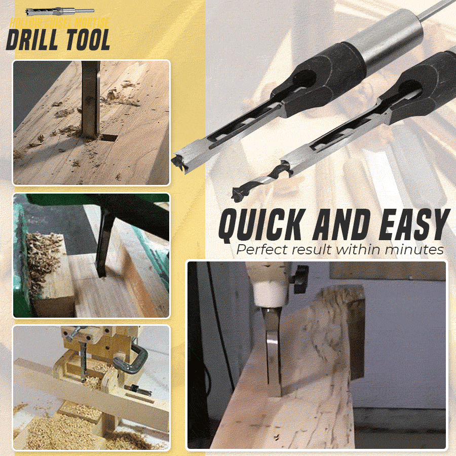 HOLLOW CHISEL MORTISE DRILL TOOL