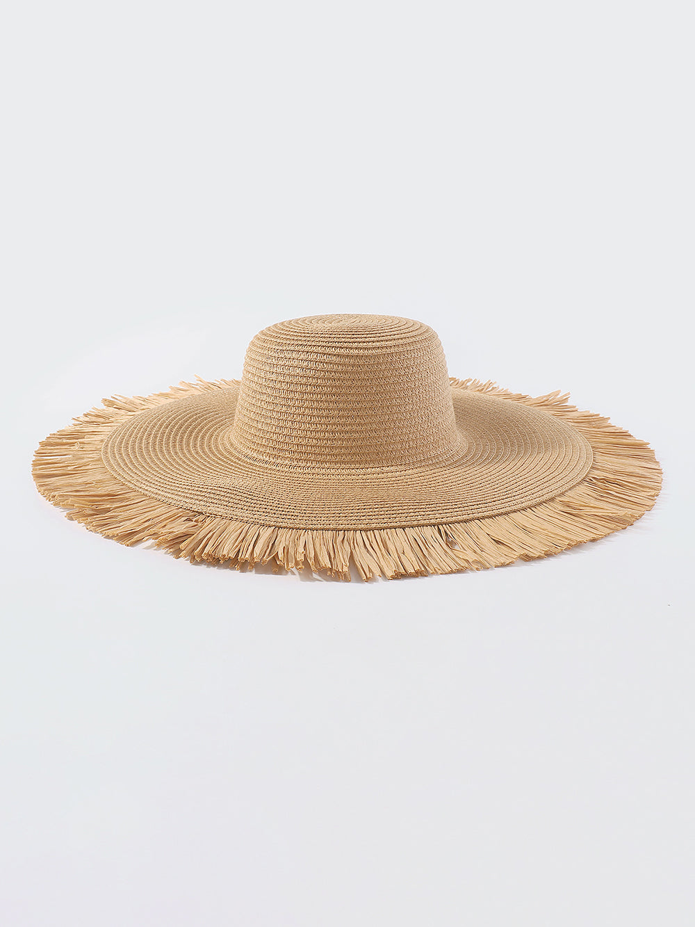 Raw Brim Straw Hat MIXICHIC