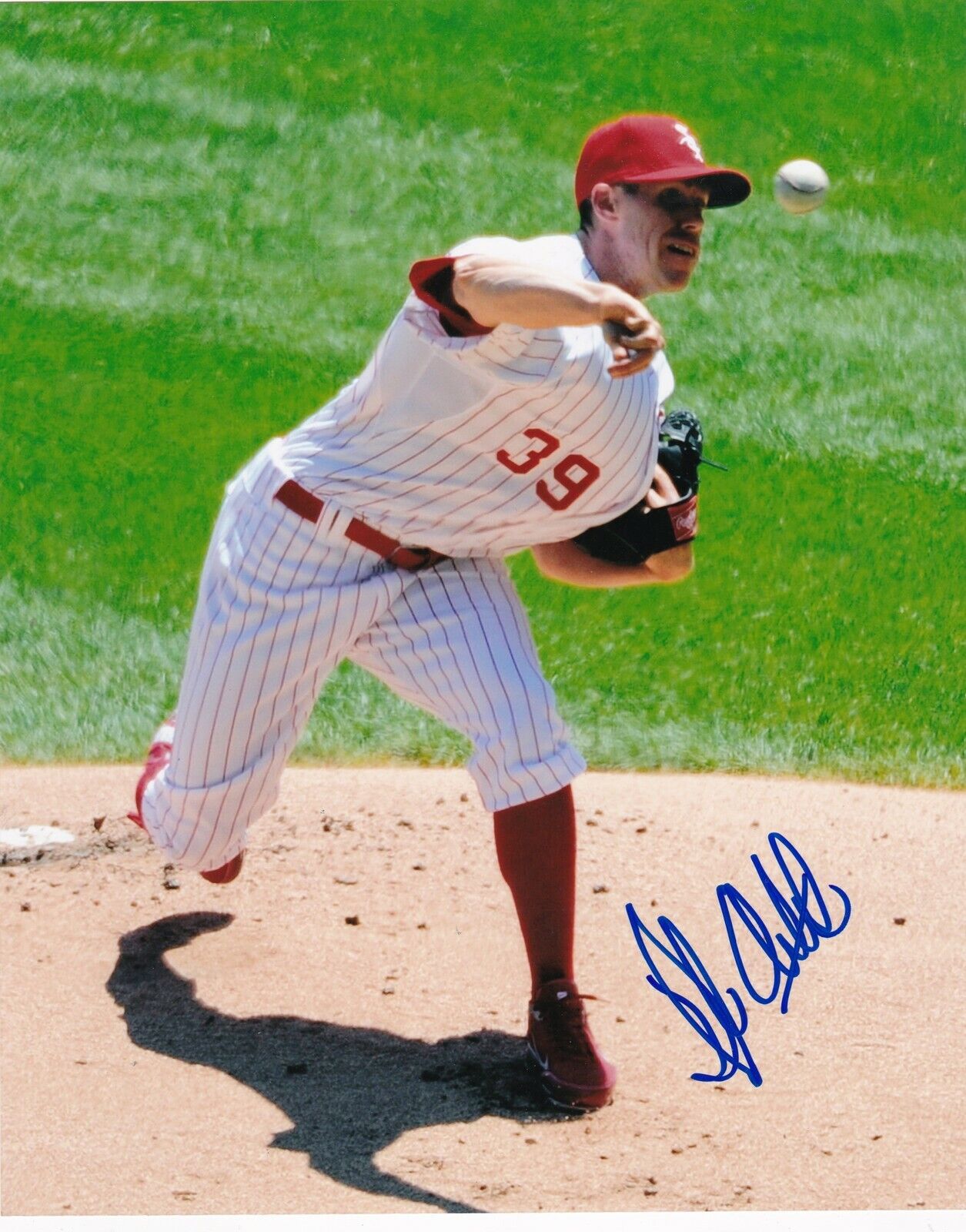 DYLAN AXELROD CHICAGO WHITE SOX ACTION SIGNED 8x10