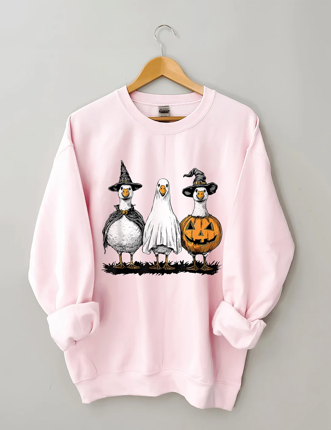 Halloween Cute Duck Ghost Sweatshirt