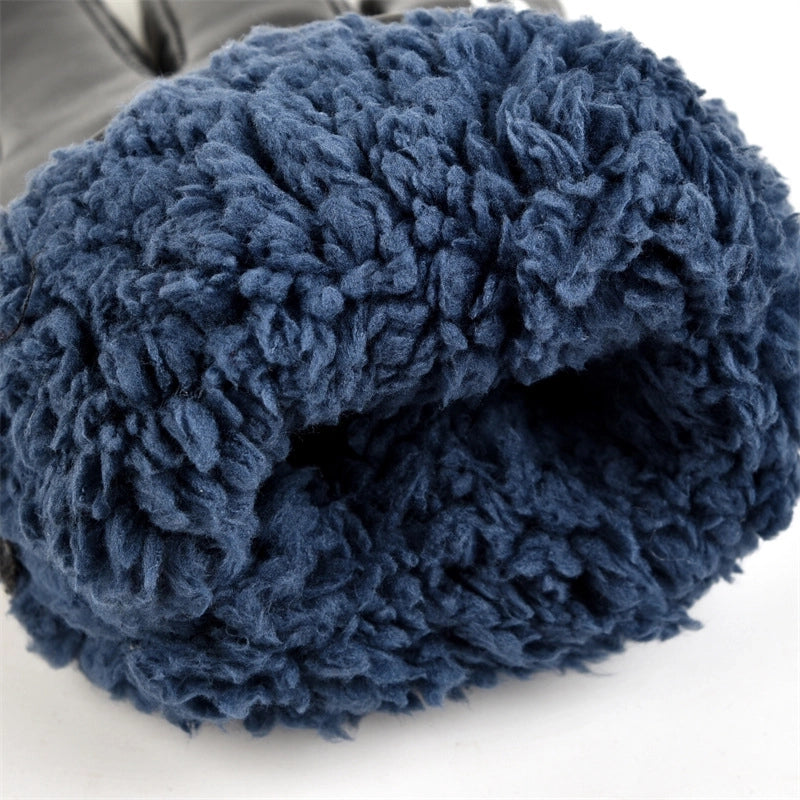 Men’s Winter Warm Gloves Electric Motorcycle Riding Gloves Velvet Thickened Outdoor Sports Ski Gloves